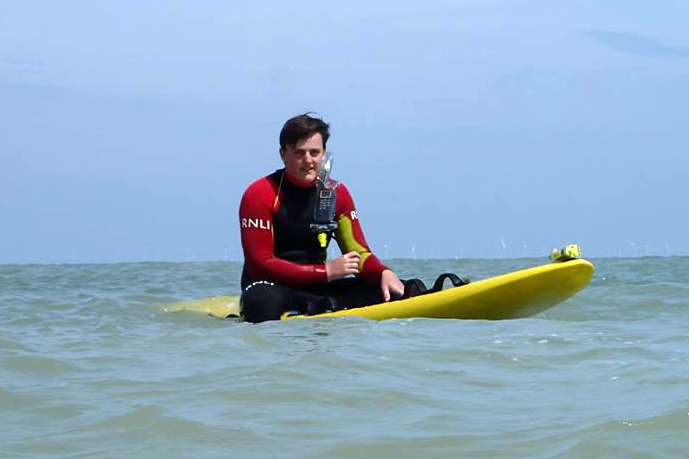 Josh Dunk, the RNLI lifeguard who went to Tom’s aid