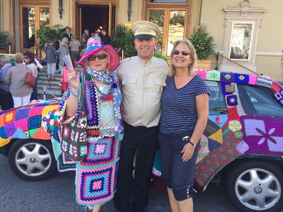 Pat Wilson and Jill Burford in Monte Carlo