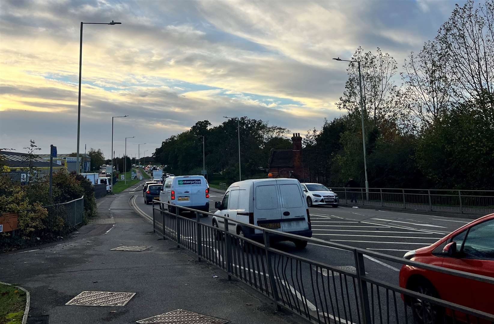 Queues regularly build on A28 Chart Road