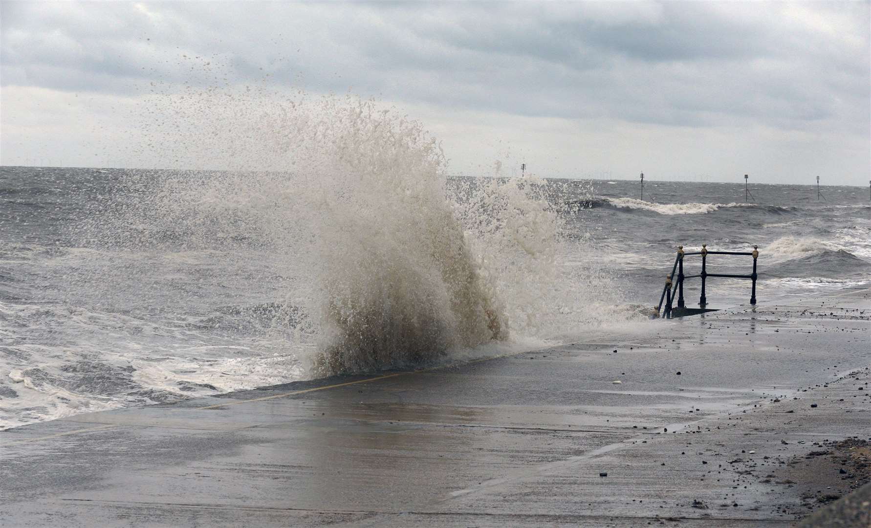 Flood alerts are in place for the north Kent coast from Dartford to Margate