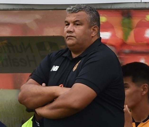 Maidstone United manager Hakan Hayrettin. Picture: Steve Terrell