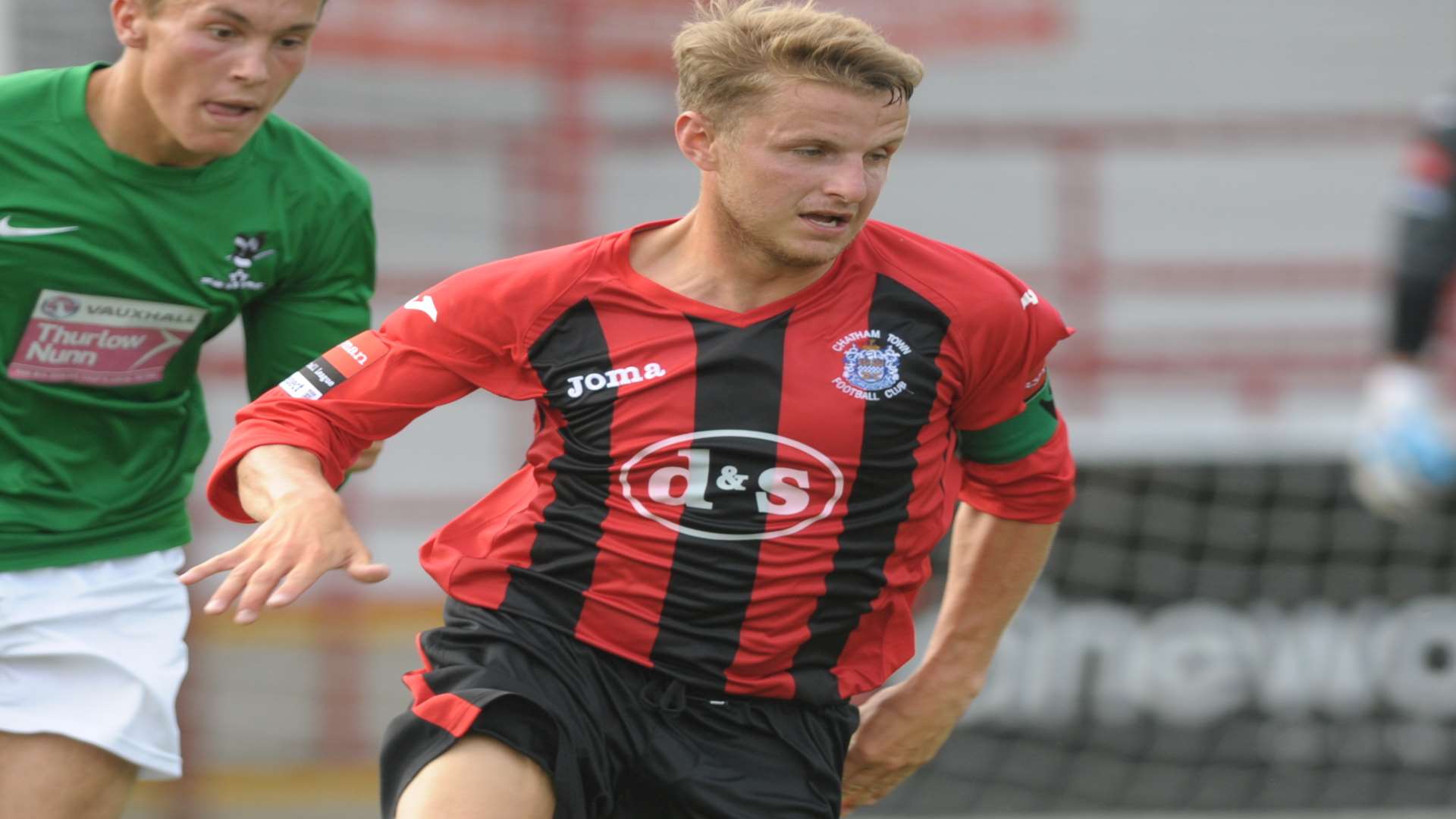 Mark Solly in action for Chatham Town