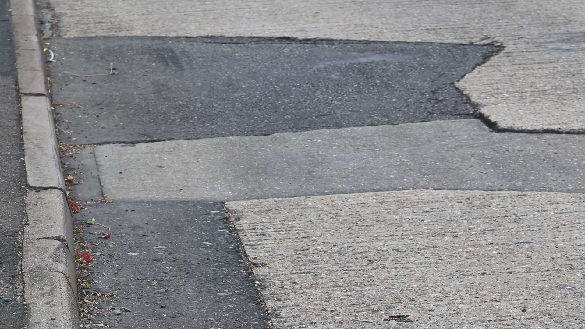 Road bumps along the Eurolink and Castle Road in Sittingbourne