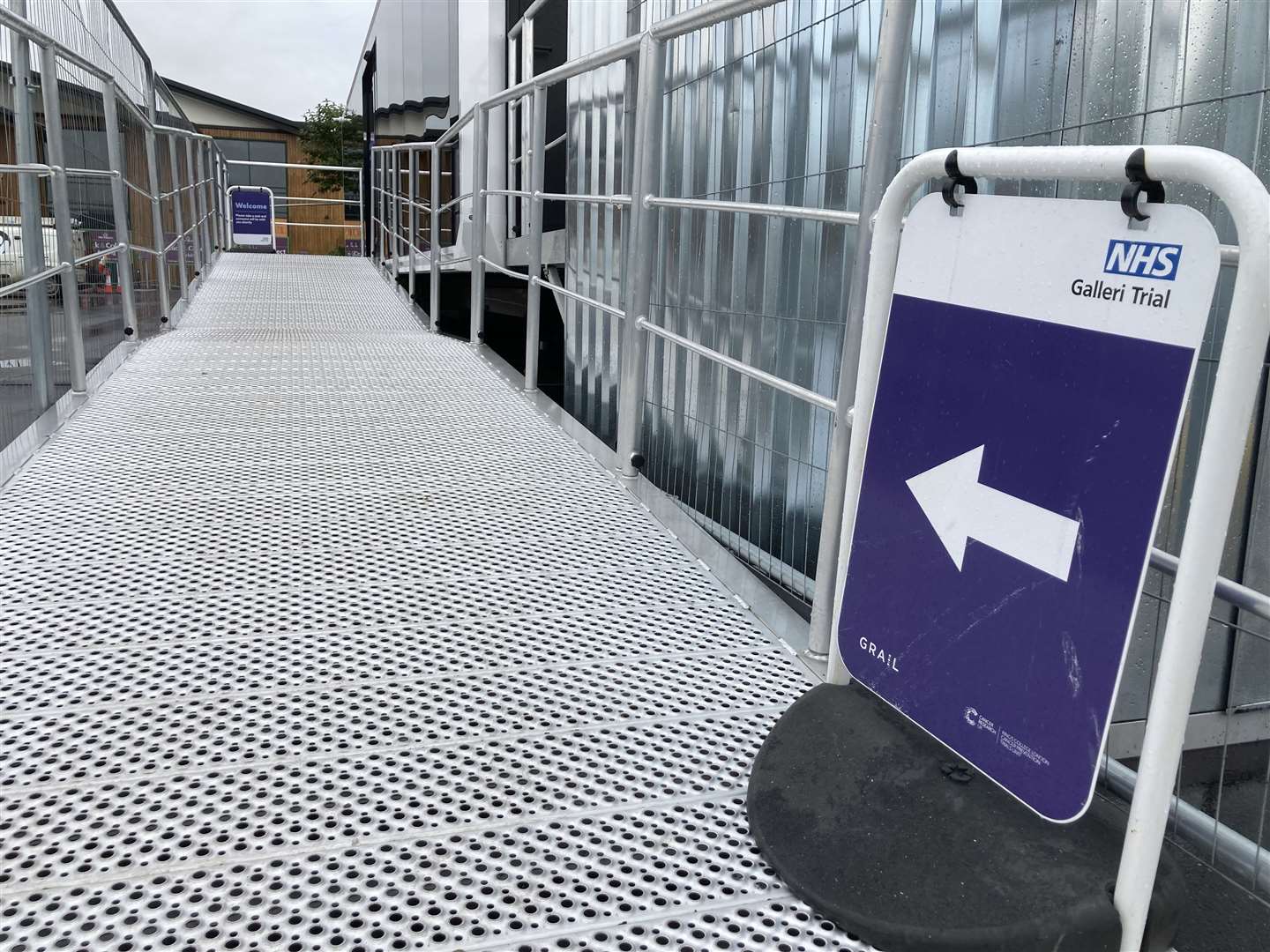 One of the NHS Galleri cancer trials units has been based in the car park of Morrisons supermarket in Sittingbourne