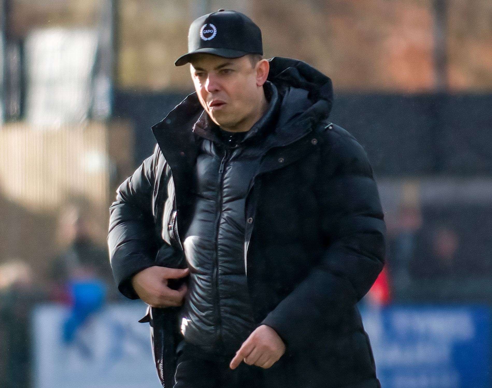 Dorking Wanderers manager Marc White. Picture: Ed Miller/EUFC