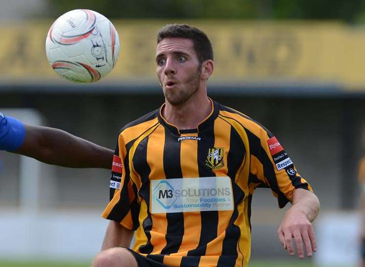 Folkestone Invicta's Ian Draycott Picture: Gary Browne