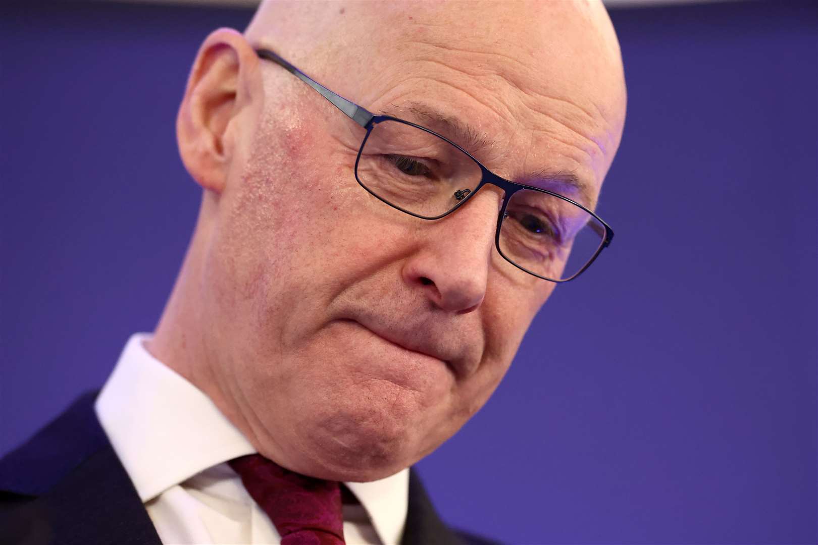 John Swinney has previously spoken of his difficulty in deciding which way to vote on assisted dying (Jeff J Mitchell/PA)