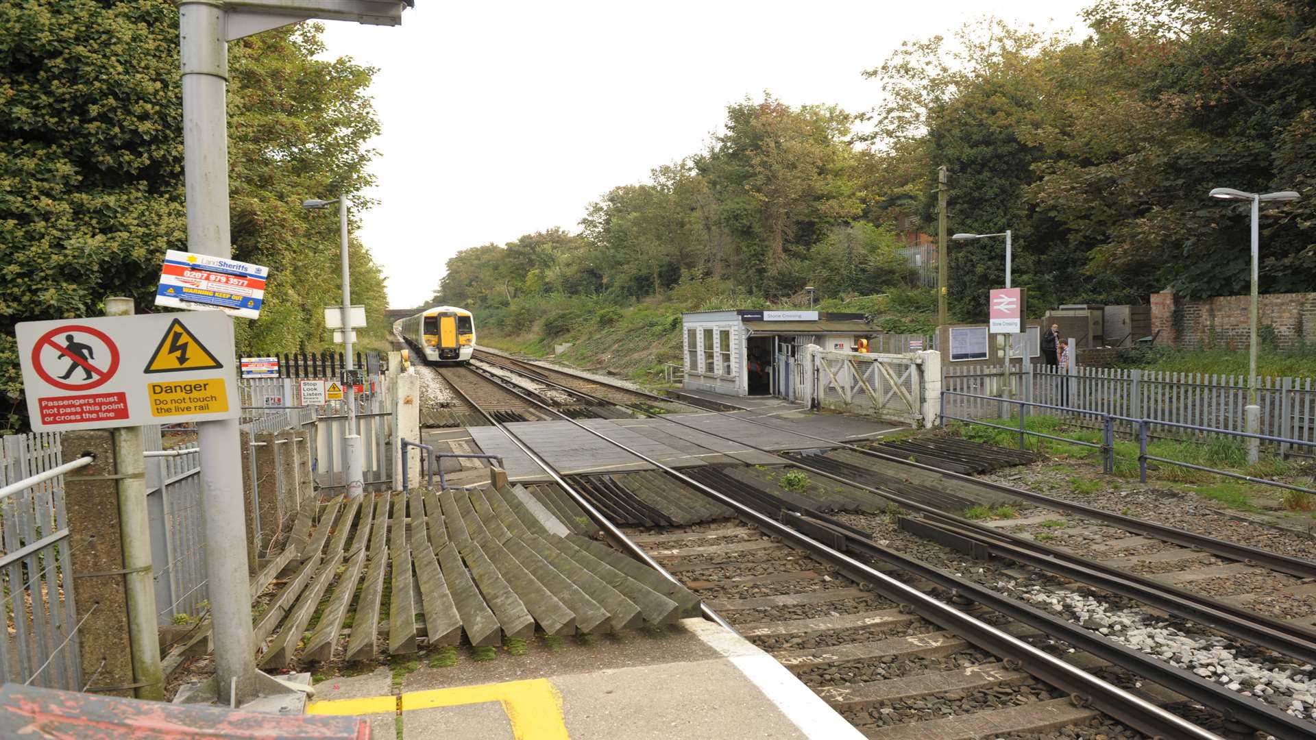 Stone Crossing railway station. Picture: Steve Crispe