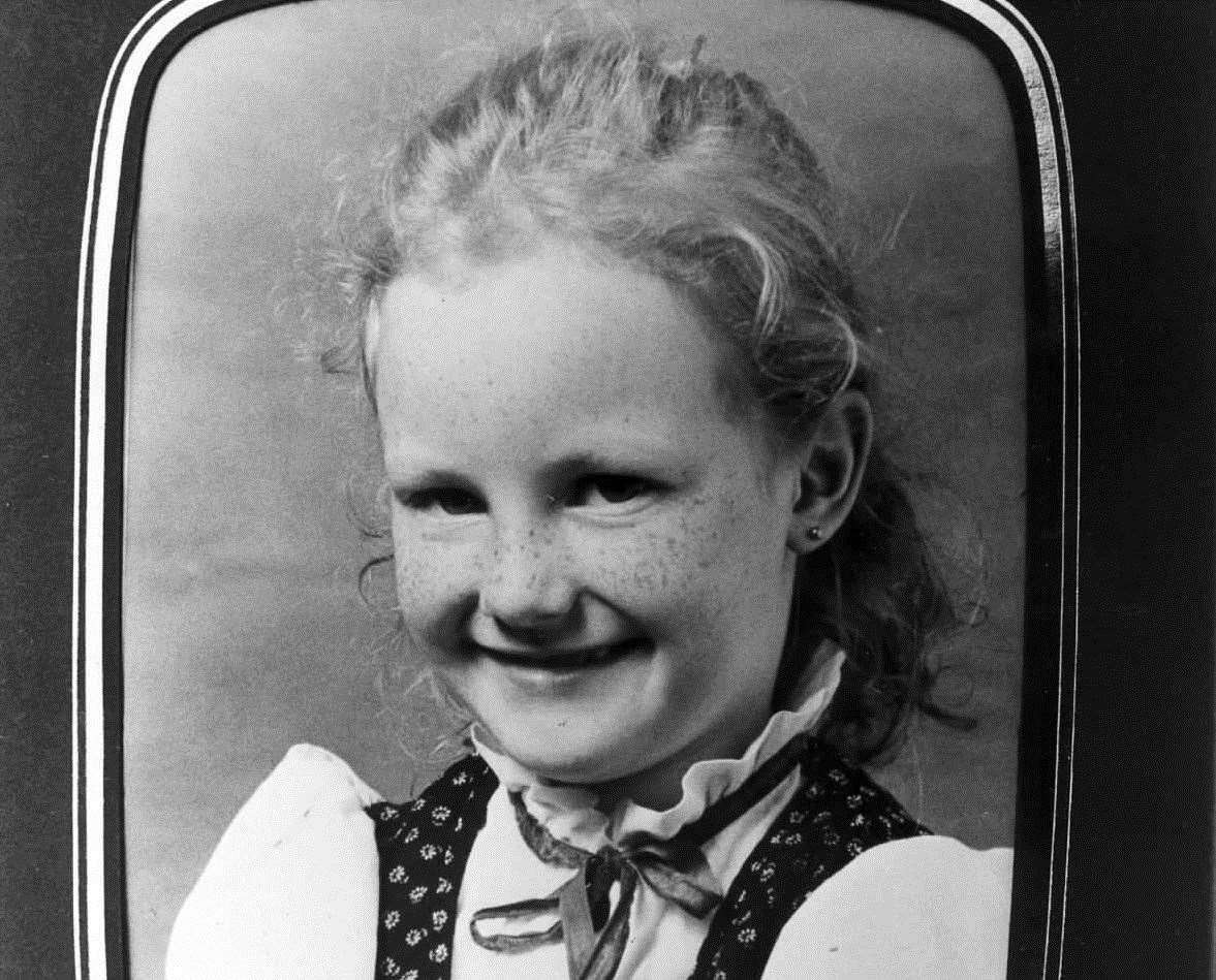 Sadie Wilkins aged nine