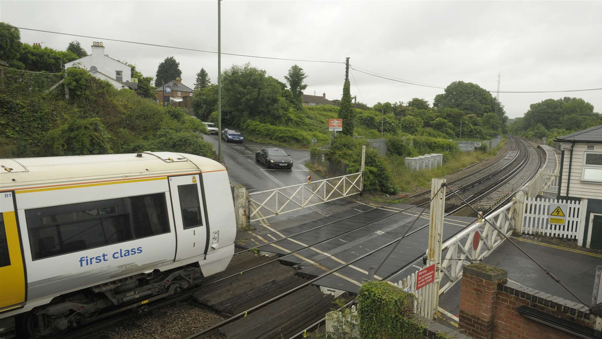 East Farleigh Railway Station currently has a manual crossing