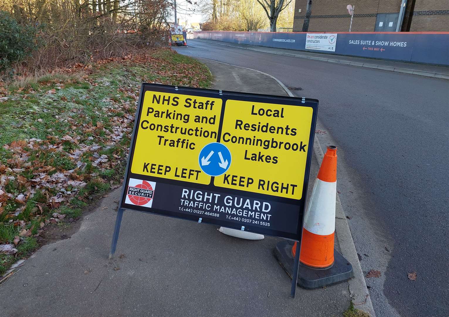 The temporary car park at the Julie Rose Stadium opened on Tuesday