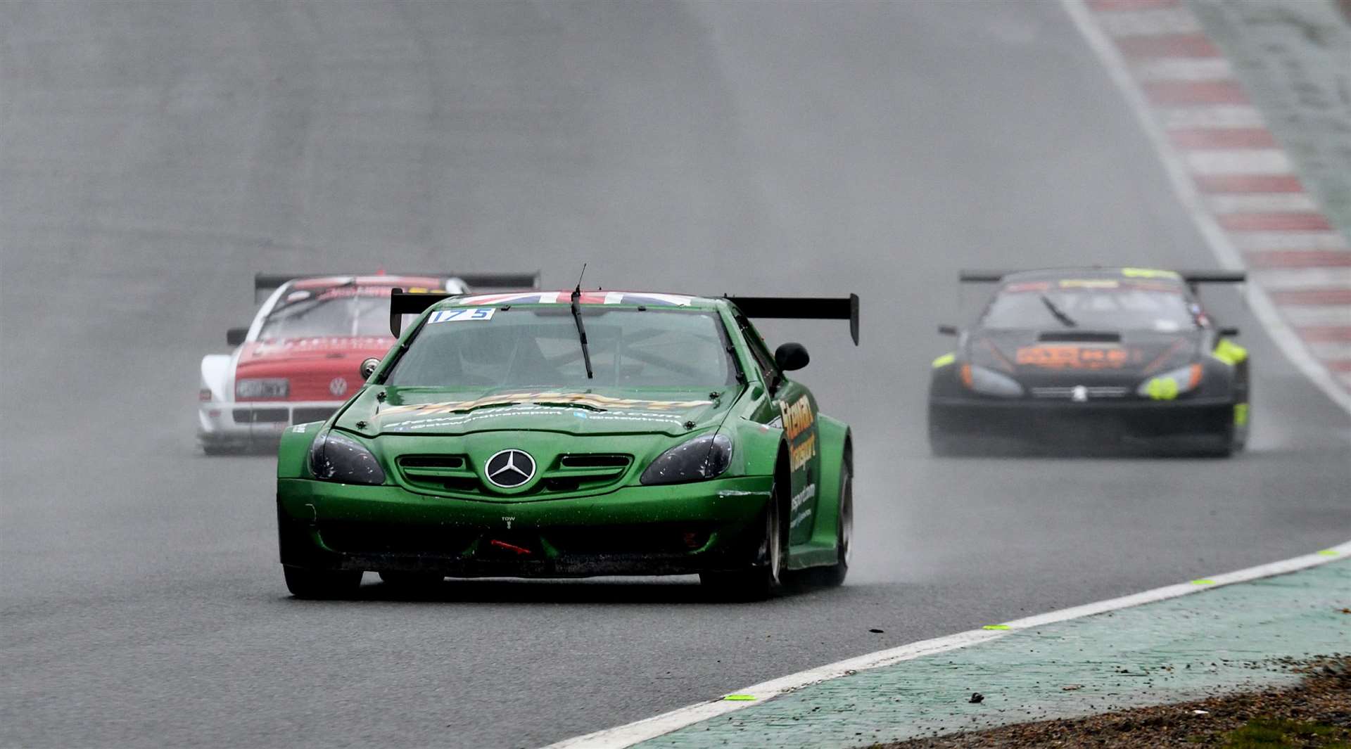 Mercedes SLK driver John Steward, from Paddock Wood, finished 12th and 16th in the two Intermarque Silhouette races