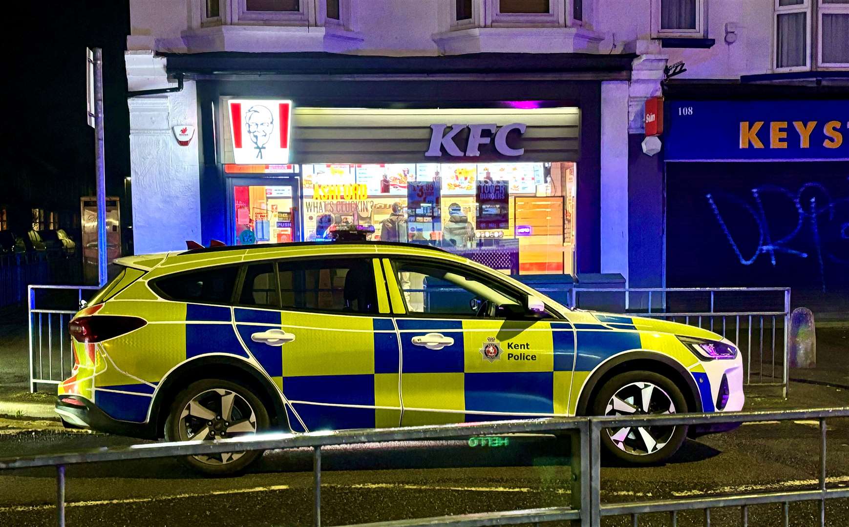 A crash in Beaver Road in February saw a cyclist hit by a car outside the KFC restaurant in Beaver Road