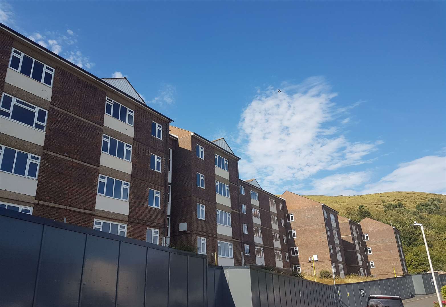 Five blocks of flats previously stood in Pilgrim Spring