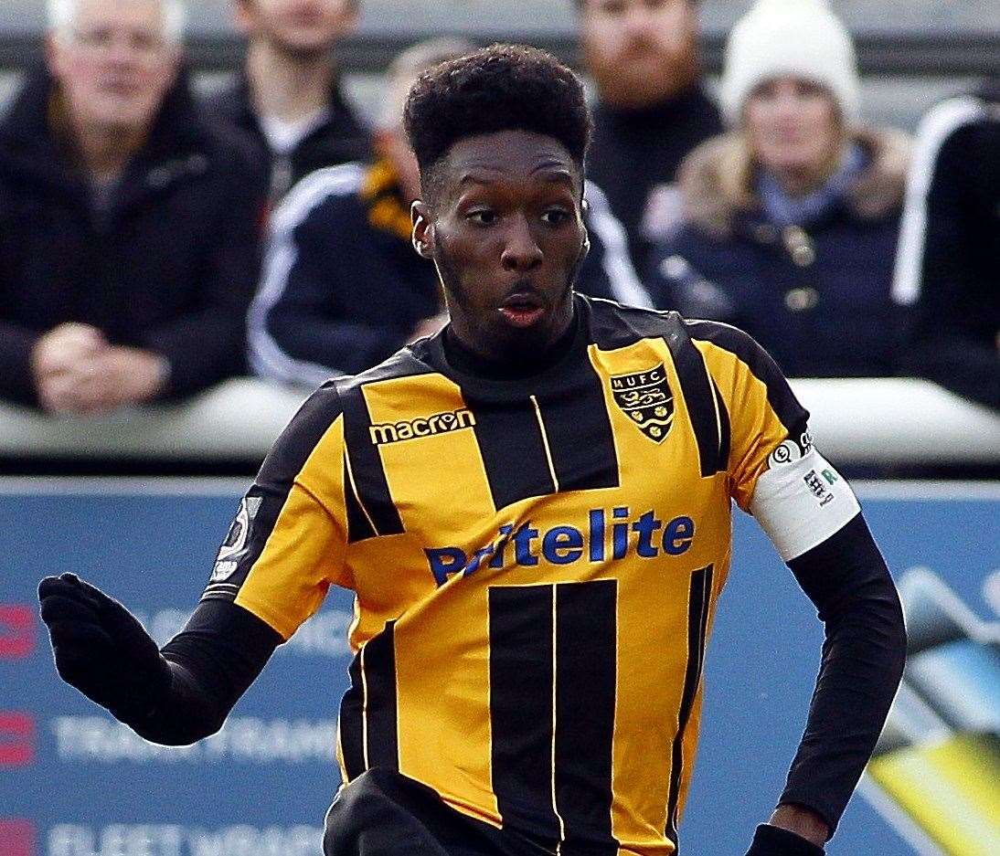 Blair Turgott in action for Maidstone United Picture: Sean Aiden