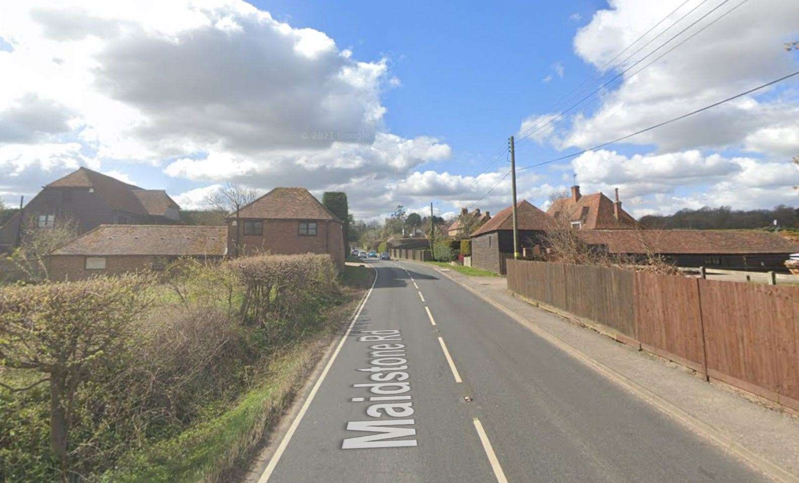 Maidstone Road in Nettlestead Green. Picture: Google