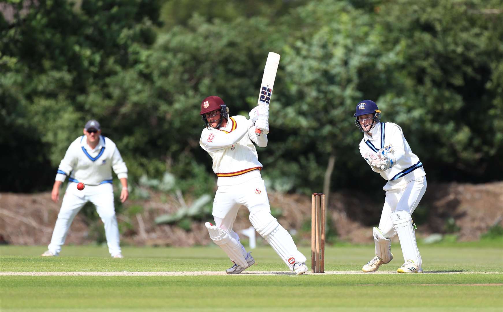 Dan Stickels batting for Minster in their recent game against Canterbury Picture: Gary Restall