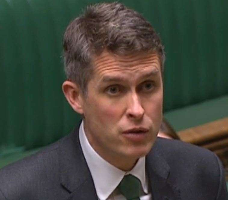 Education Secretary Gavin Williamson