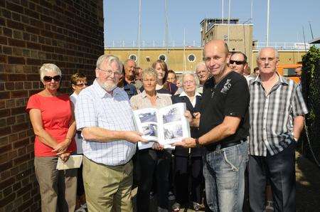 Colin Prescott - Vice Chairman of planning committee is presented with the facts by Wayne Featherstone