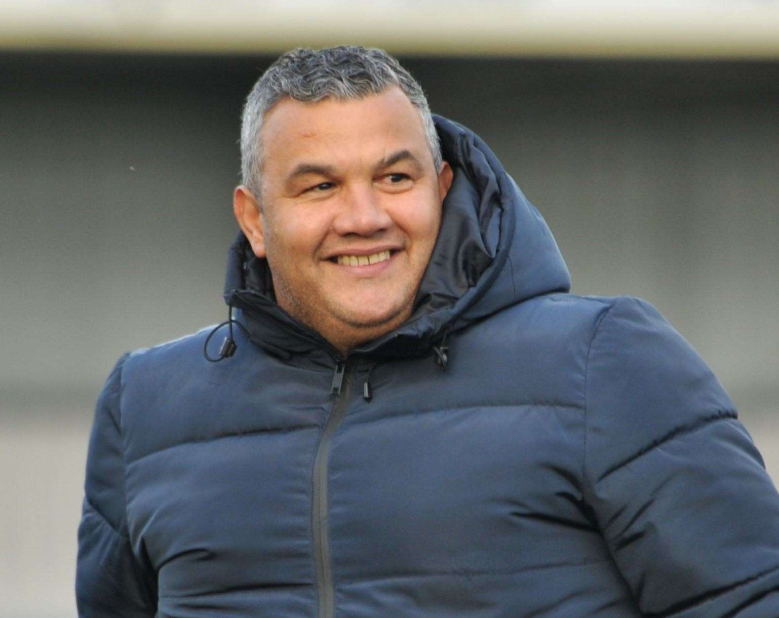 Maidstone United manager Hakan Hayrettin Picture: Steve Terrell