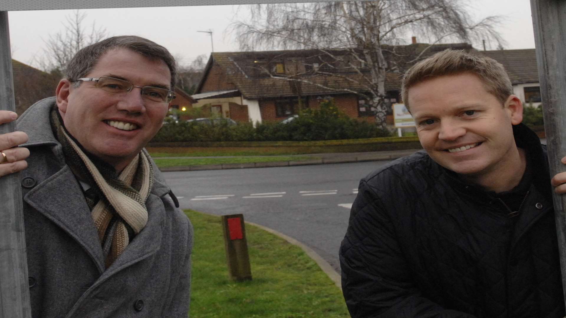 Kent County Councillor Mike Whiting and Swale councillor James Hunt