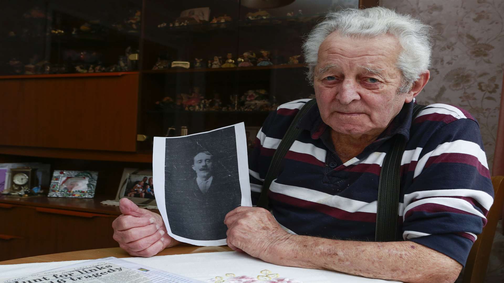 Peter Jackson is commemorating the death of his grandfather who worked at the Faversham Gunpowder works