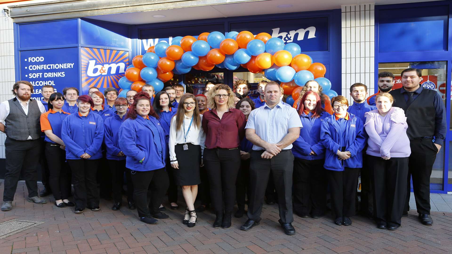 Staff outside the store. Picture: Andy Jones