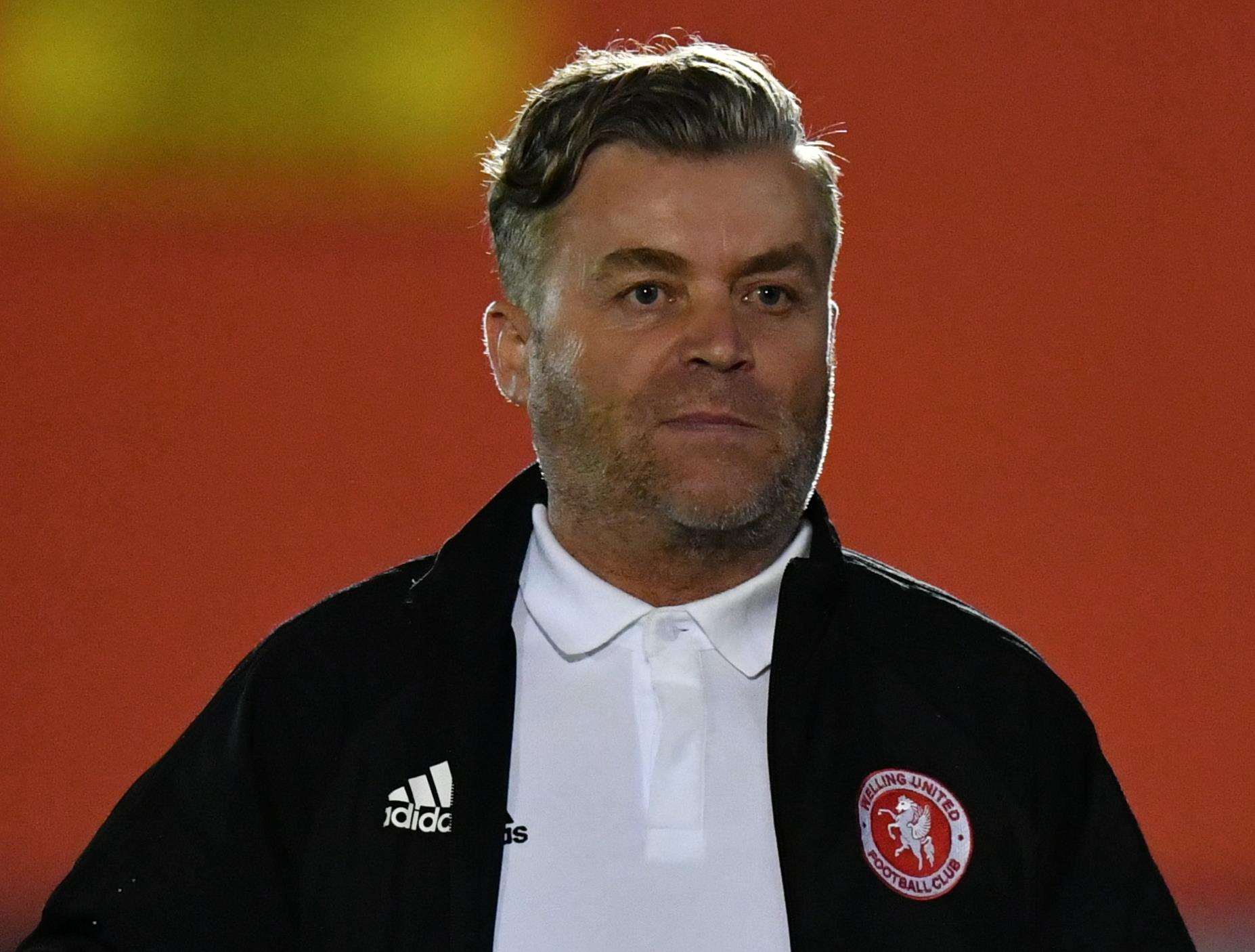 Welling manager Steve King. Picture: Keith Gillard