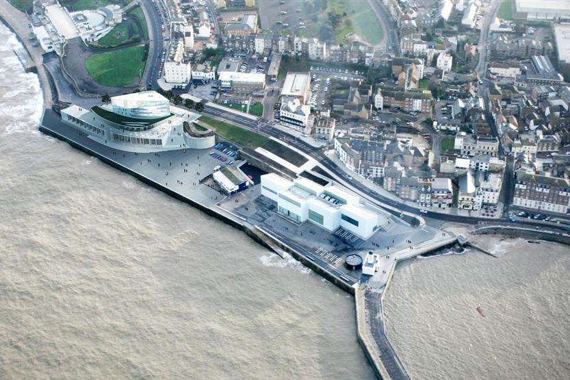 Architect Guy Hollaway's vision for the new multi-million pound 60-bedroom hotel and apartments at the Rendezvous site on Margate seafront