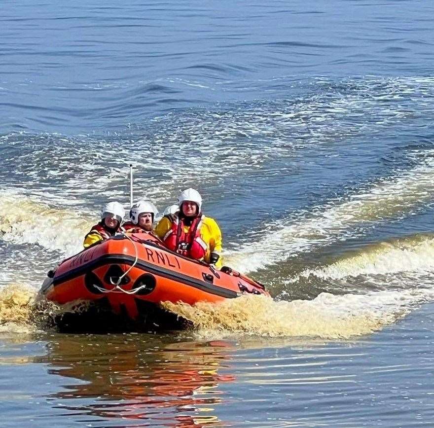 Sheerness RNLI lifeboat volunteers attended the unrelated incidents in the Swale and Medway Estuary area on Sunday, August 11. Picture: RNLI