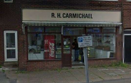 The old frontage, pictured in 2014, at Carmichael's Bakery, Folkestone. Picture: Google