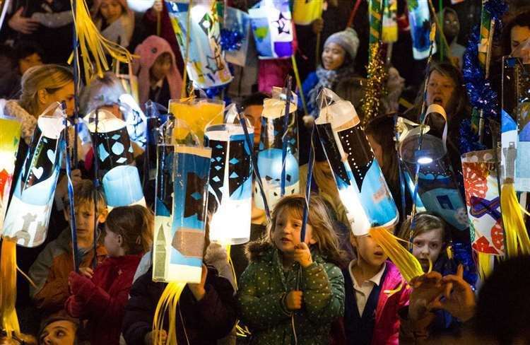 This year's Carnival of the Baubles in Ashford town centre will take place on November 25. Pictured is last year’s extravaganza