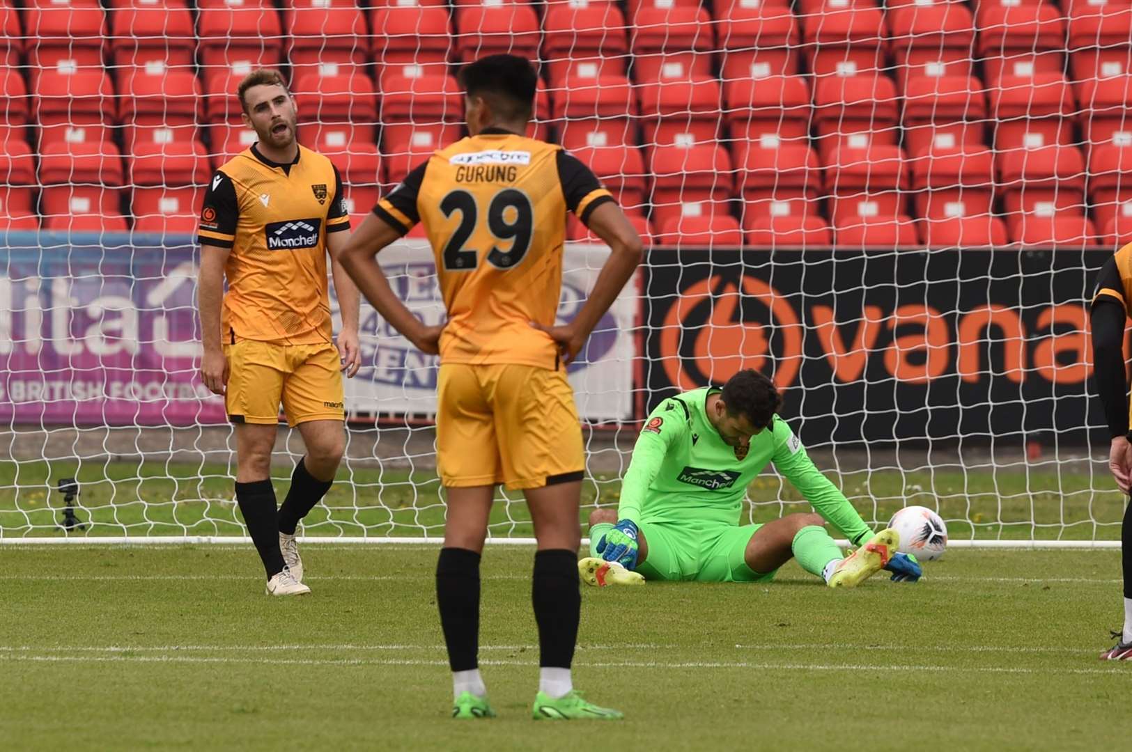 Maidstone were thumped 4-1 at Gateshead on Saturday. Picture: Steve Terrell