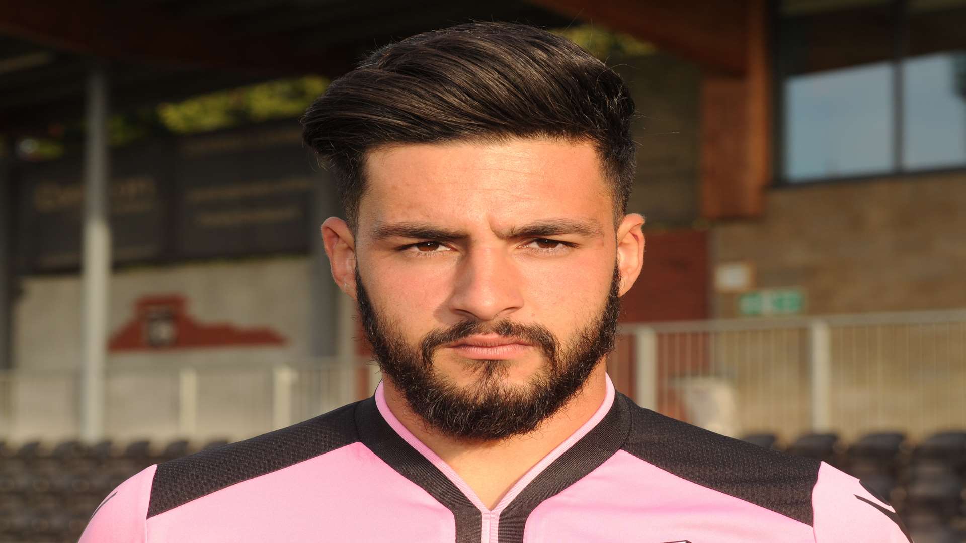 Dartford goalkeeper Deren Ibrahim Picture: Steve Crispe