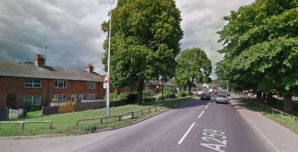 A woman was found injured at a property in Dymchurch Road, Hythe. Picture: Google Street View