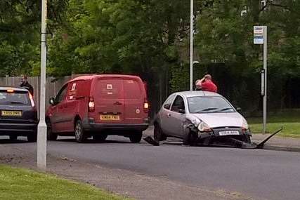 The scene of the collision in Wildish Road.