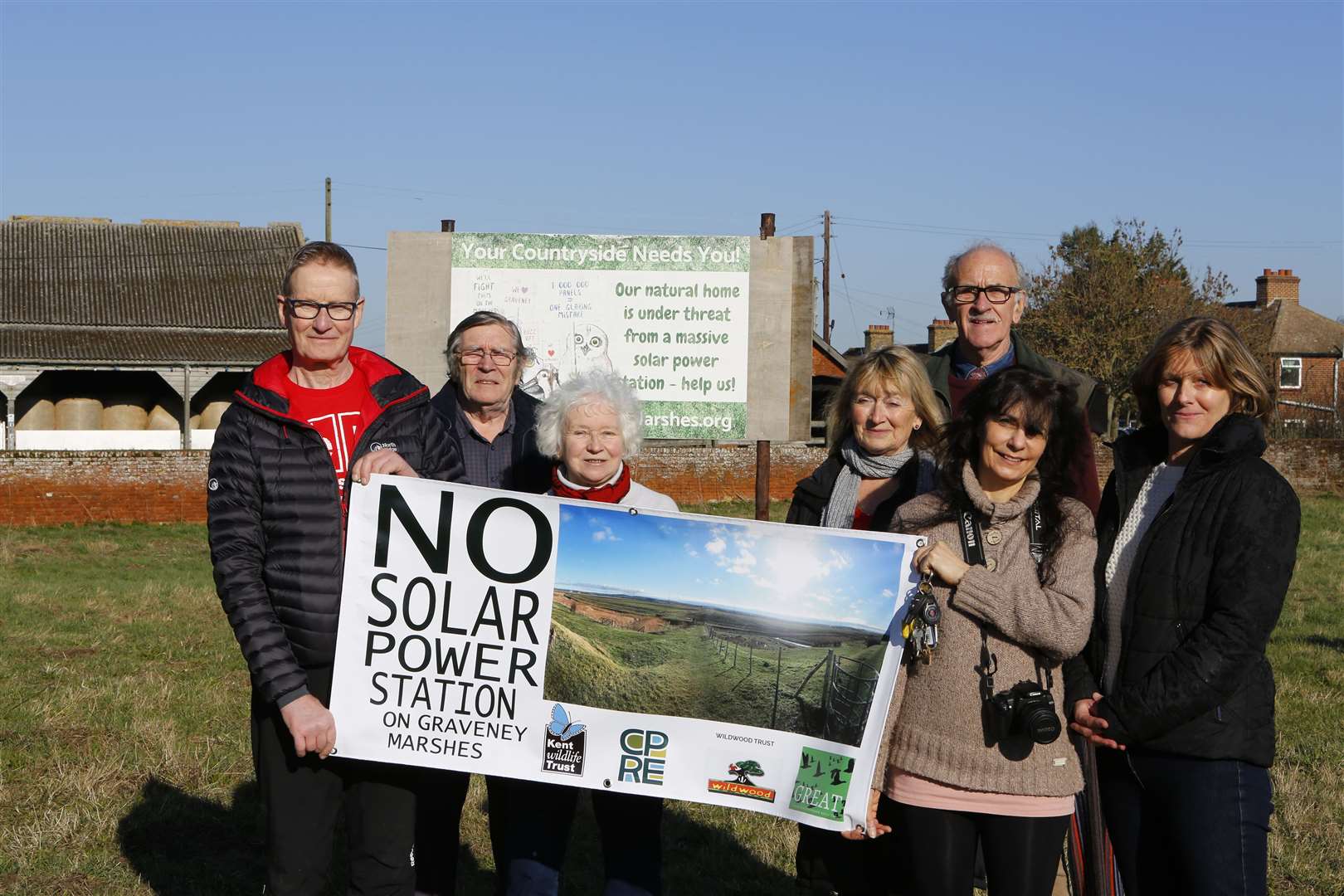 Members of GREAT - Graveney Rural Environment Action team. Picture: Andy Jones