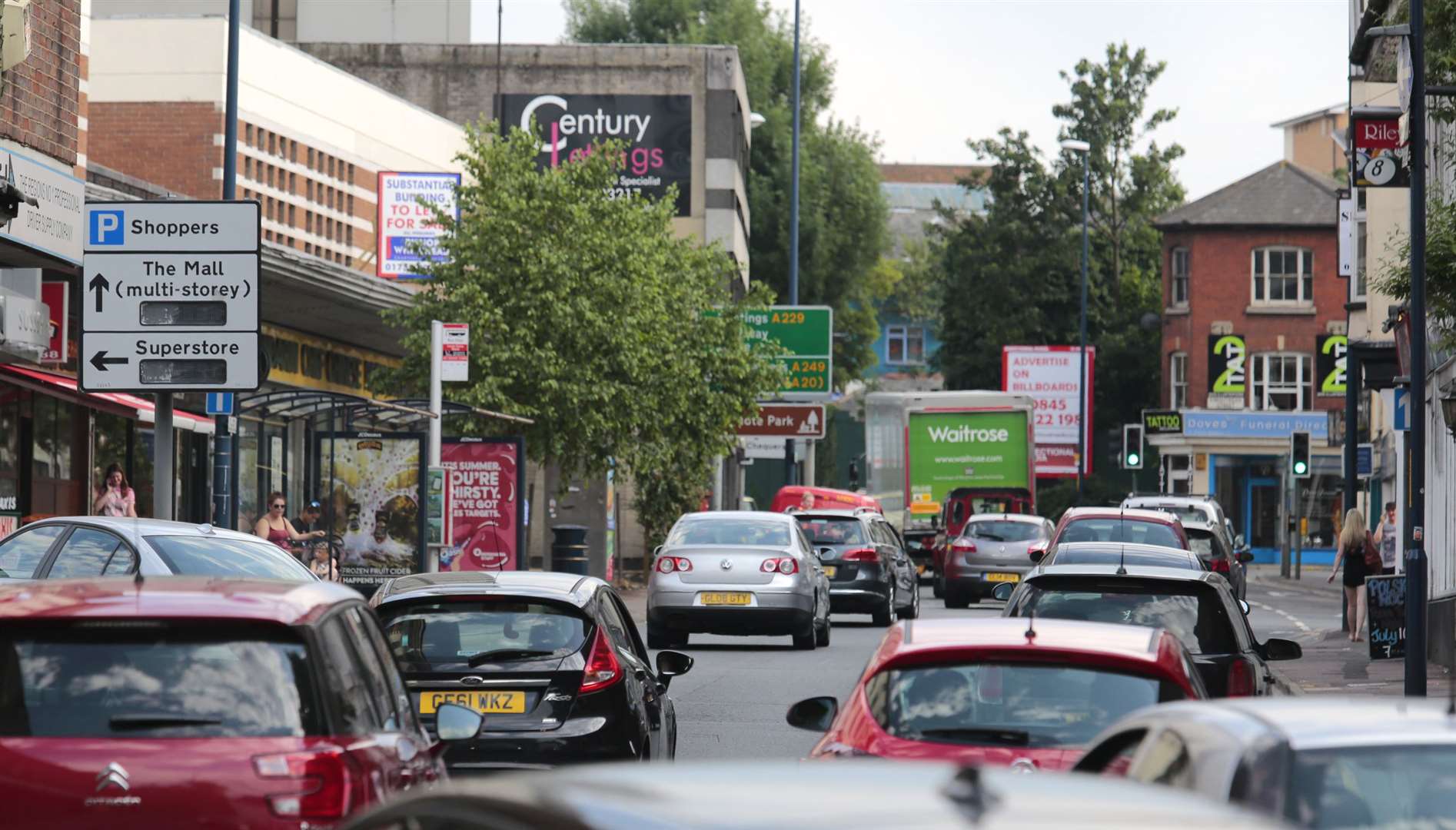 The man was attacked in Lower Stone Street, Maidstone. Stock picture: Martin Apps