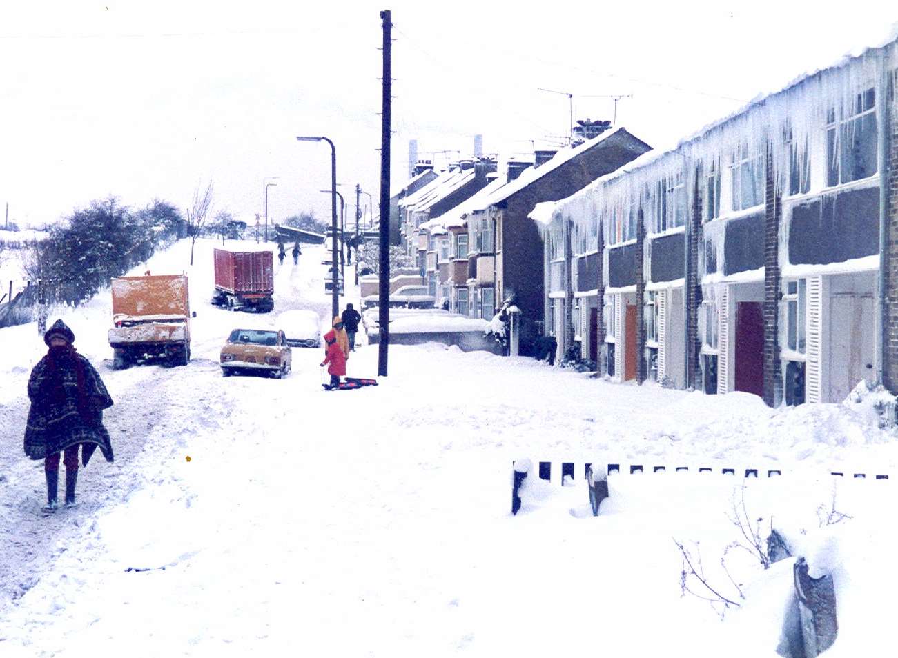 Snow in Northfleet. Picture: Denis Llewellyn