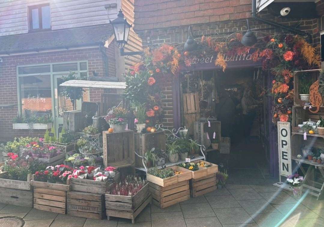 The owner of Sweet William florist in Foreman’s Walk, Headcorn, says she is aware of negativity surrounding the car park