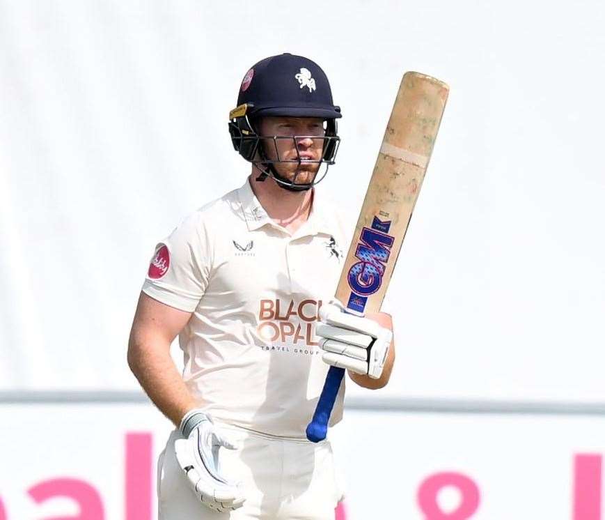 Opening batsman Ben Compton - has extended his Kent deal for a further year. Picture: Barry Goodwin