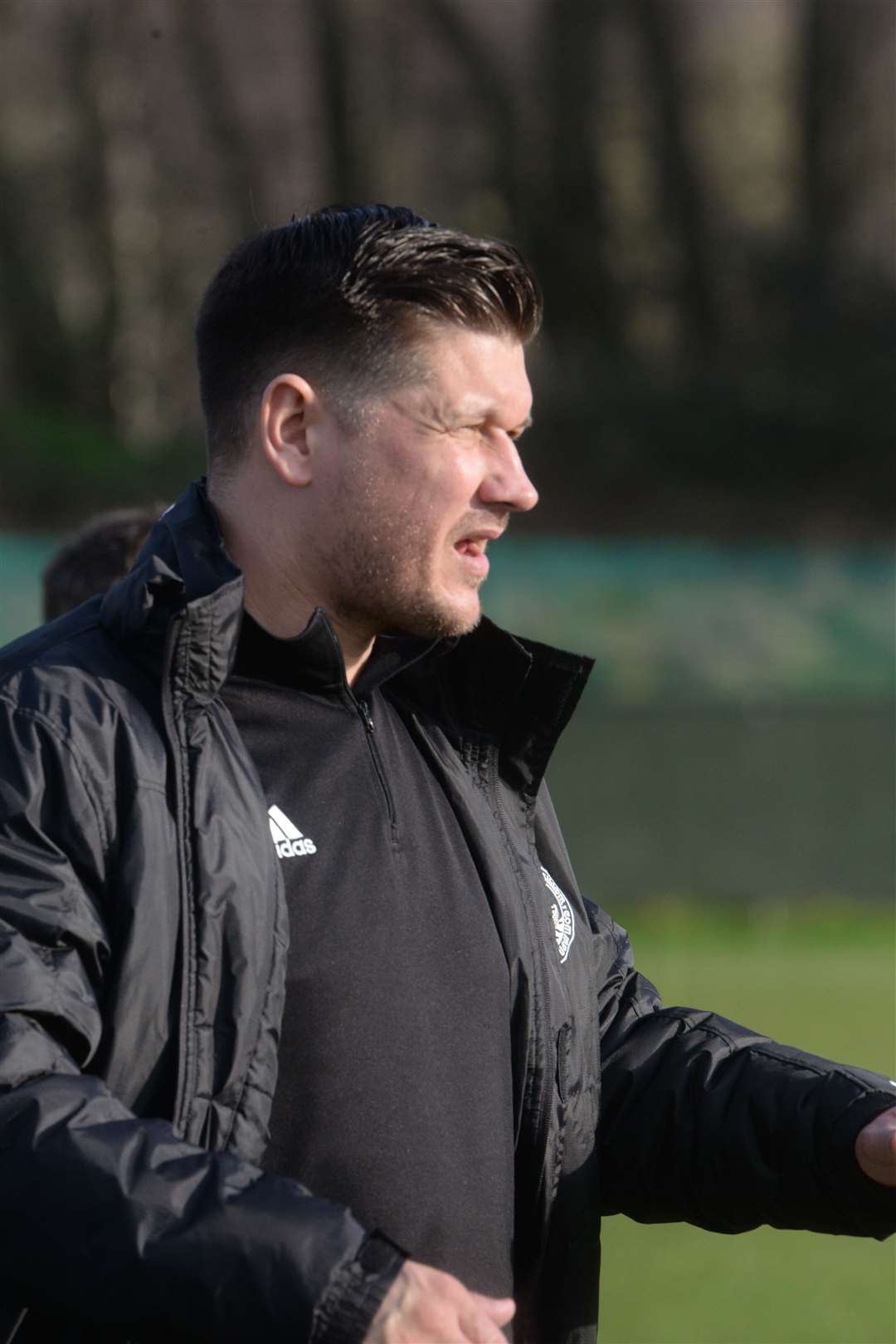 Hythe manager Sam Denly. Picture: Chris Davey