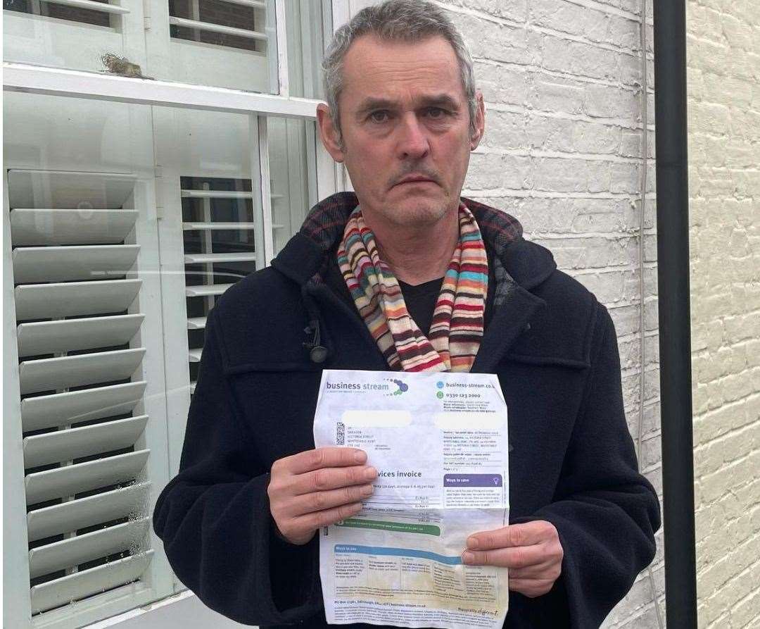 Ian Shearer endured a seven-month battle over an "unfair" water bill of more than £3,200. Picture: Ian Shearer