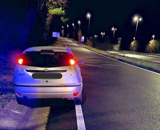 Police were called to the Wainscott bypass. Picture: Kent Police Medway