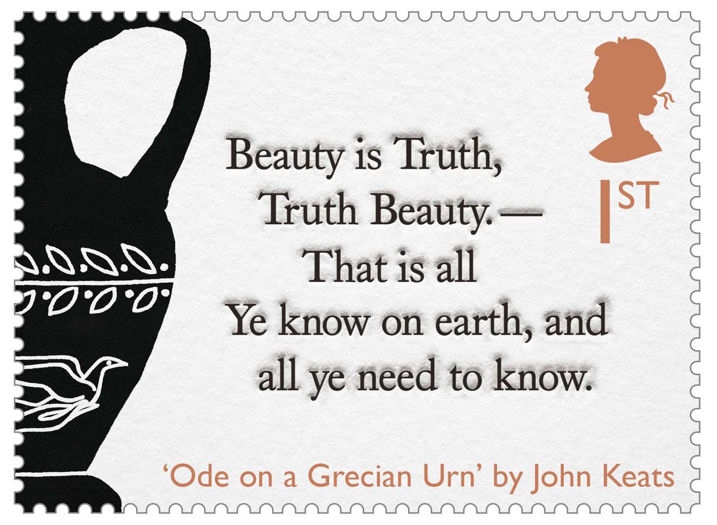 Ode On A Grecian Urn but John Keats (Royal Mail/PA)