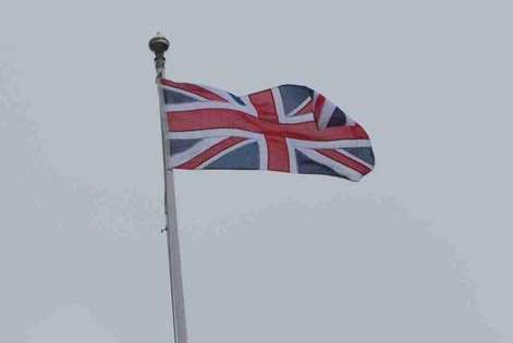 The flag is flying above the Cathedral. Picture: @No1Cathedral.