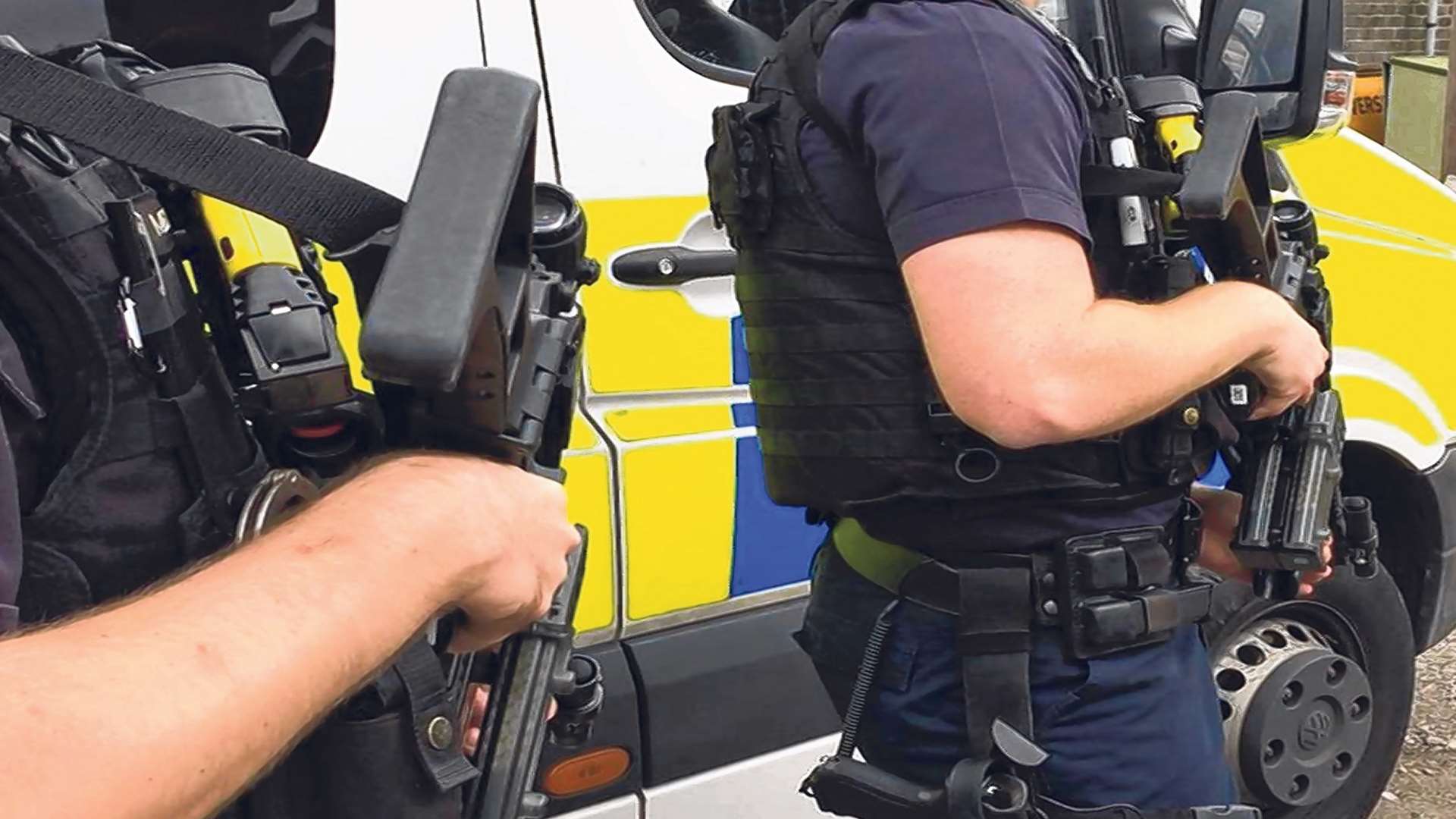 Armed police were called to the street. Stock picture