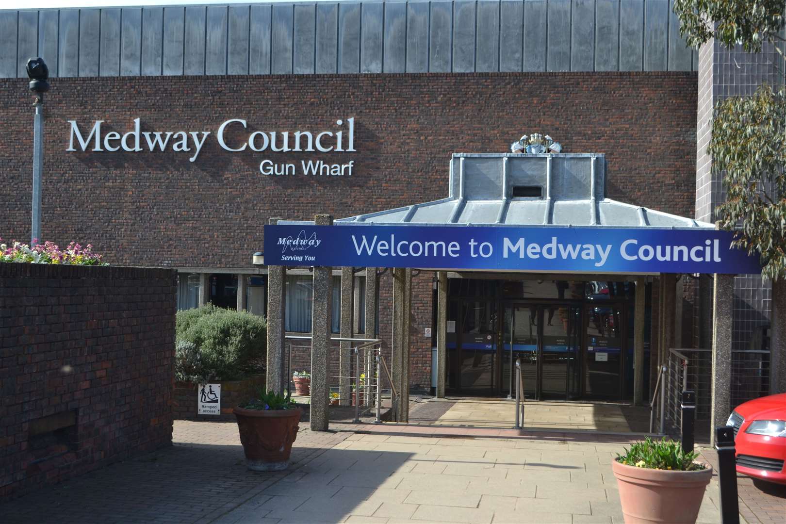 The council's headquarters at Gun Wharf in Chatham