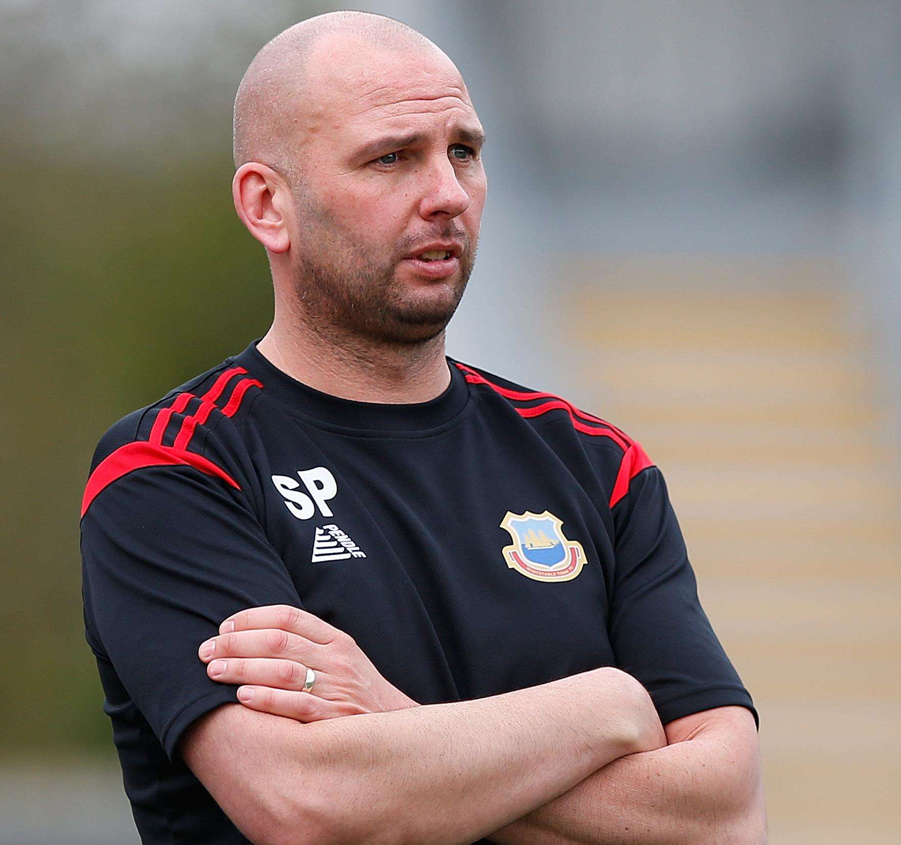 Whitstable manager Scott Porter Picture: Andy Jones