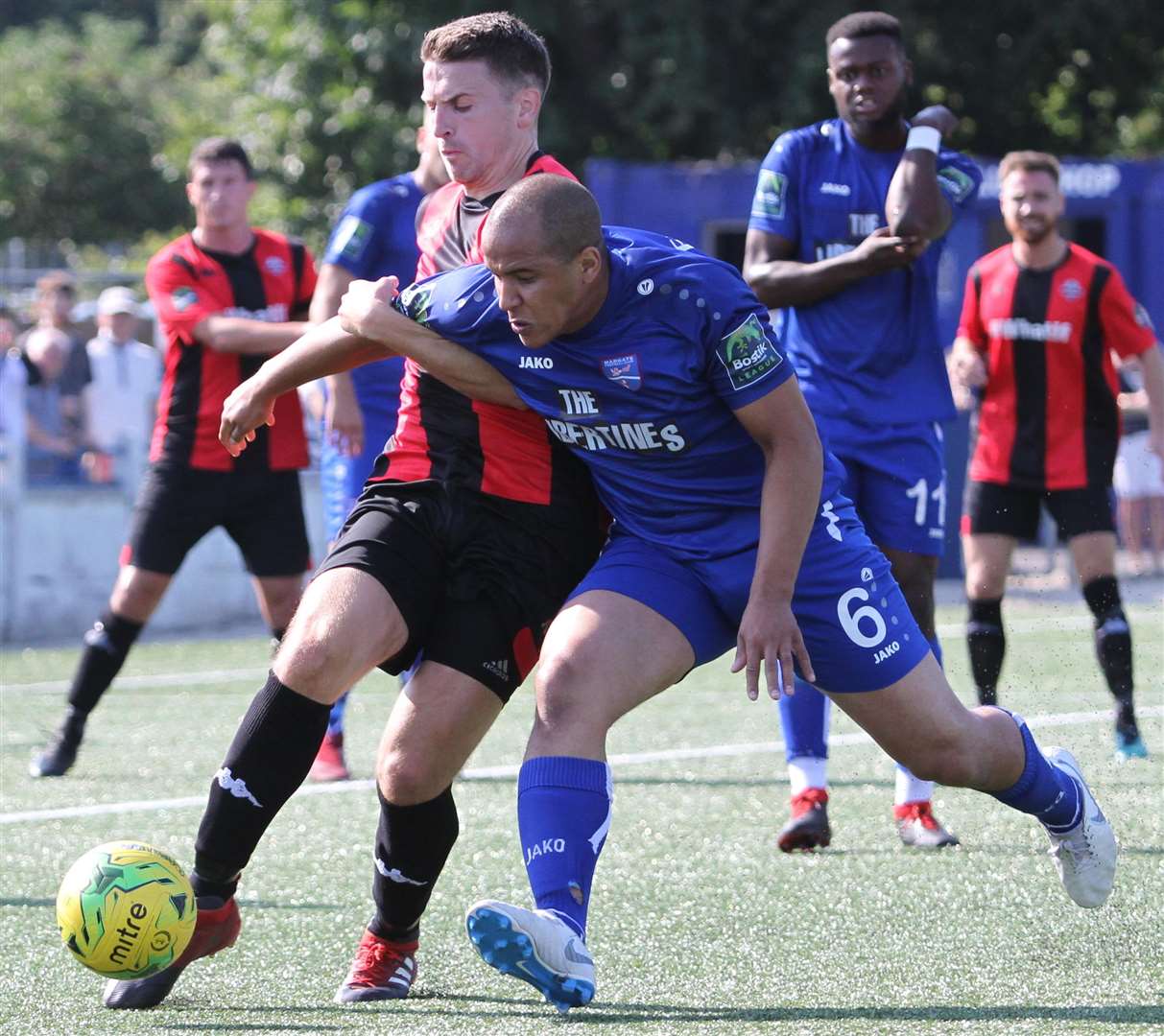 Tom Wynter, pictured during Margate's 1-0 home defeat to Lewes last month Picture: Don Walker